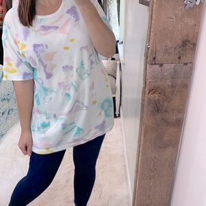 Gitano vintage paint splatter T-shirt size 18W
